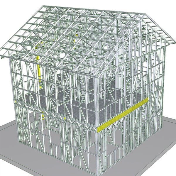 Fireproof Prefab Light Gauge Steel Modular House