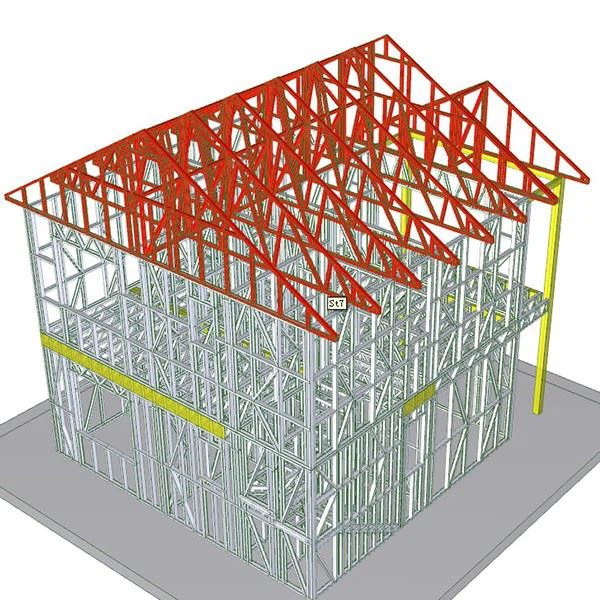 Fireproof Prefab Light Gauge Steel Modular House