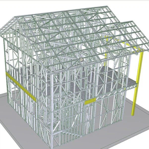 Fireproof Prefab Light Gauge Steel Modular House