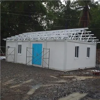 Rask montering av containerhus