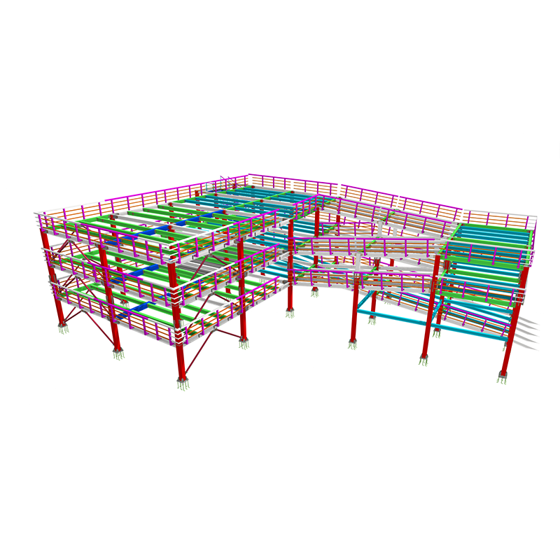 CBC stålkonstruksjon parkeringshus designforslag for Manila sentrum