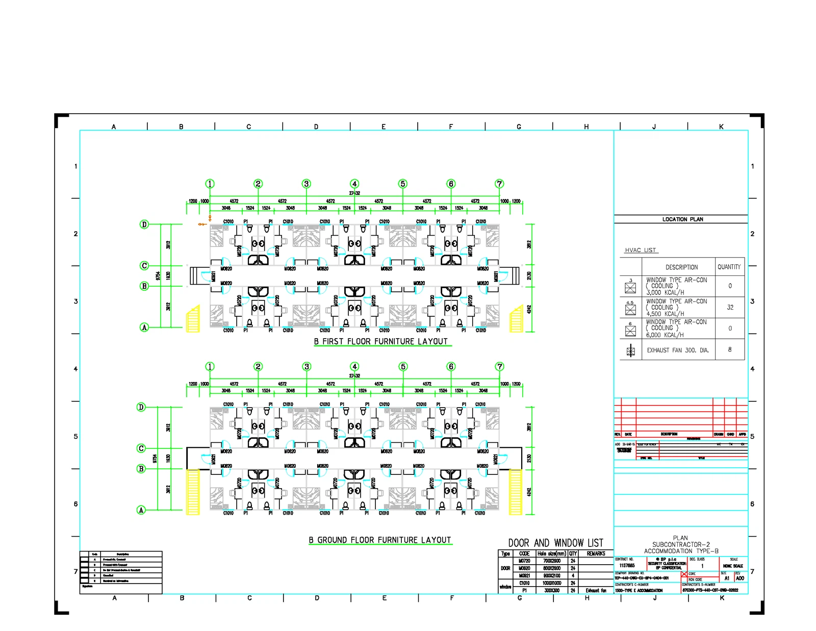 Tangguh LNG Accommodation Camp-TYPE-B-D-E-shop drawing-2017022701 Tangguh LNG Accommodation Camp-TYPE-B-D-E-shop drawing-2017022701