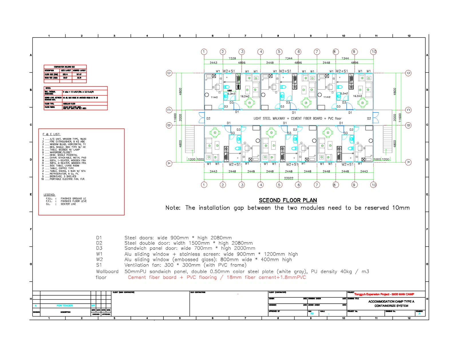Tangguh LNG Accommodation Camp-TYPE-A-B-C-D-E-CBC proposaled layout 2017022702 Tangguh LNG Accommodation Camp-TYPE-A-B-C-D-E-CBC proposaled layout 2017022702
