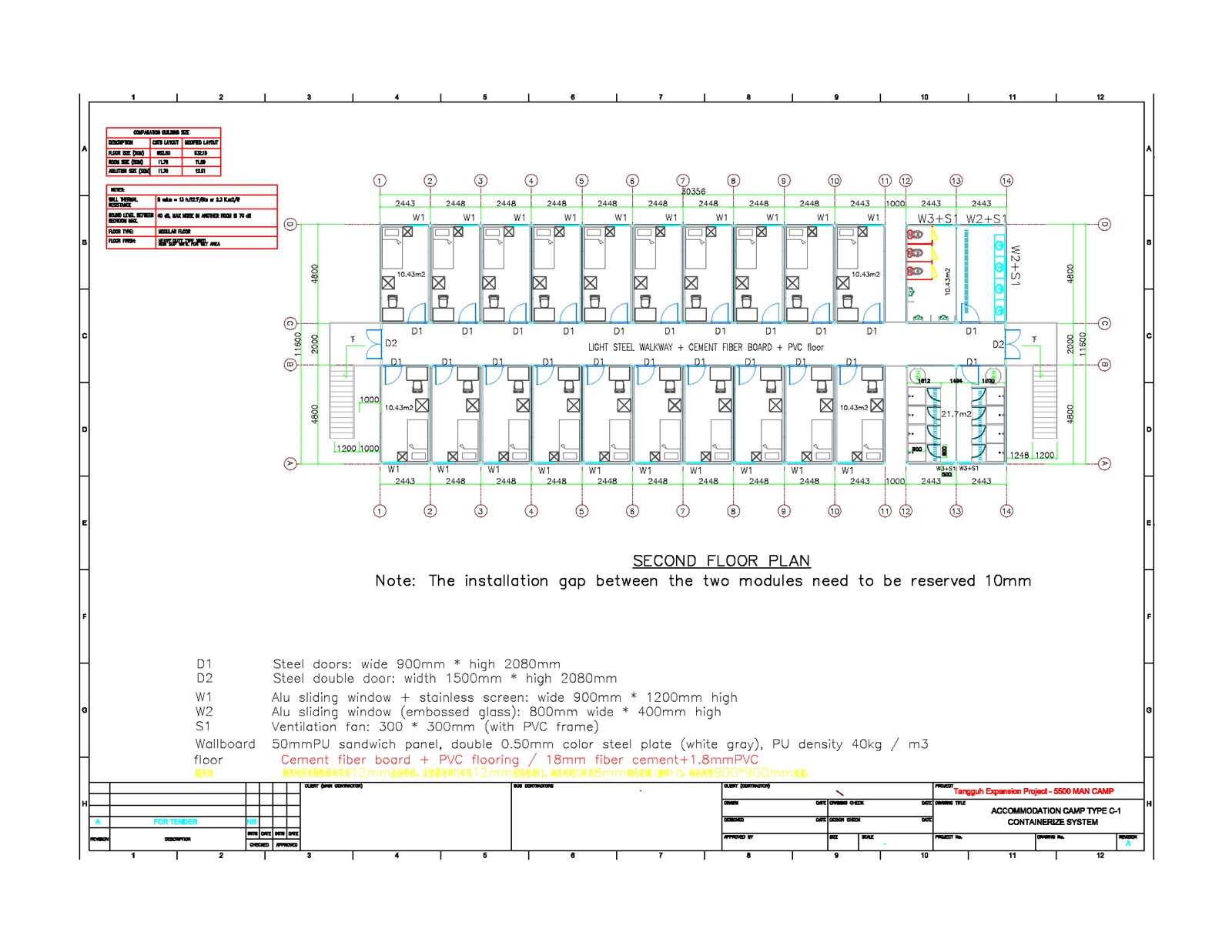 Tangguh LNG Accommodation Camp-TYPE-A-B-C-D-E-CBC proposaled layout 2017022706 Tangguh LNG Accommodation Camp-TYPE-A-B-C-D-E-CBC proposaled layout 2017022706