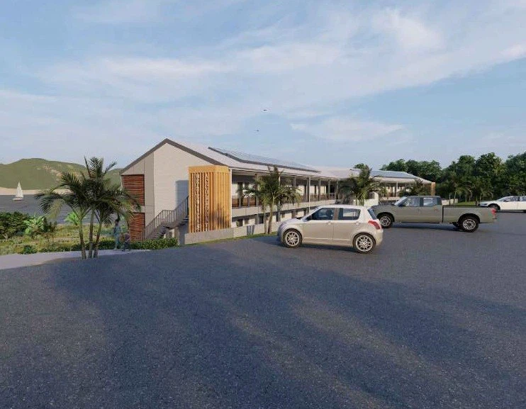 Two-Story Prefab Hotel Structural Design & Material List For Brazil Client suppliers